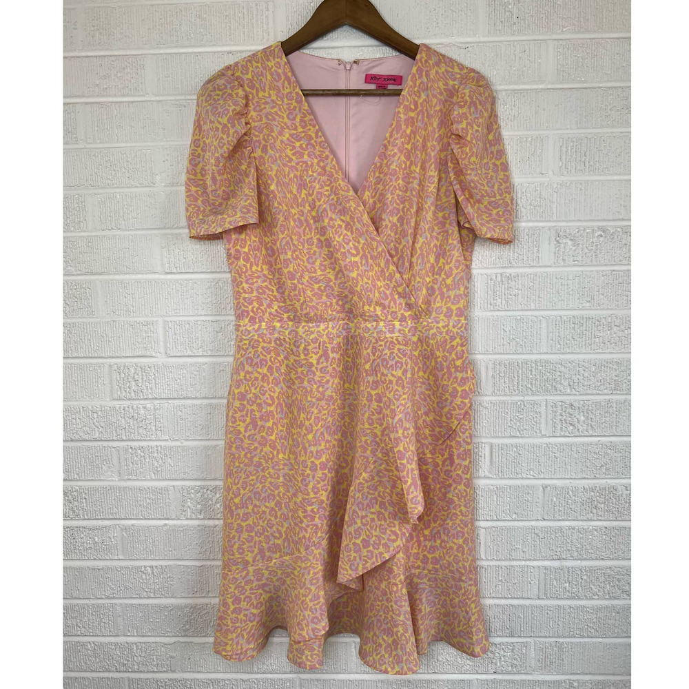 Betsy Johnson leopard print dress